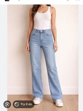 NWT Women’s Bridge by Gly High Rise Easy Flare Jeans, Size 8